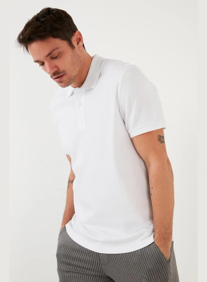 Buratti  Buratti Cotton Regular Fit Button-Down Polo Collar T-Shirt Men's POLO COLLAR T-SHIRT 5902281 for Men | Best Price UAE