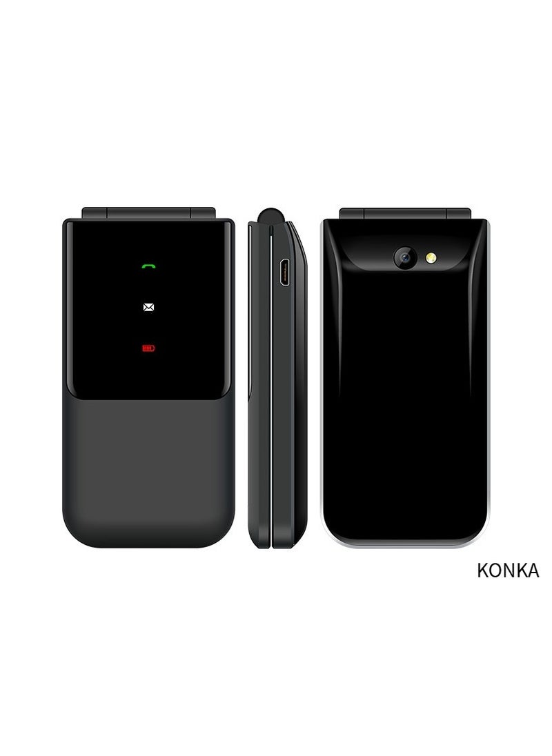 Flip Feature Phone with Physical Keypad