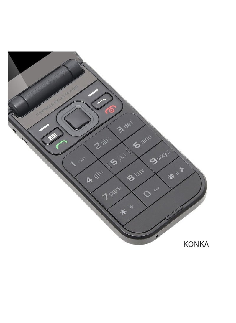 Flip Feature Phone with Physical Keypad