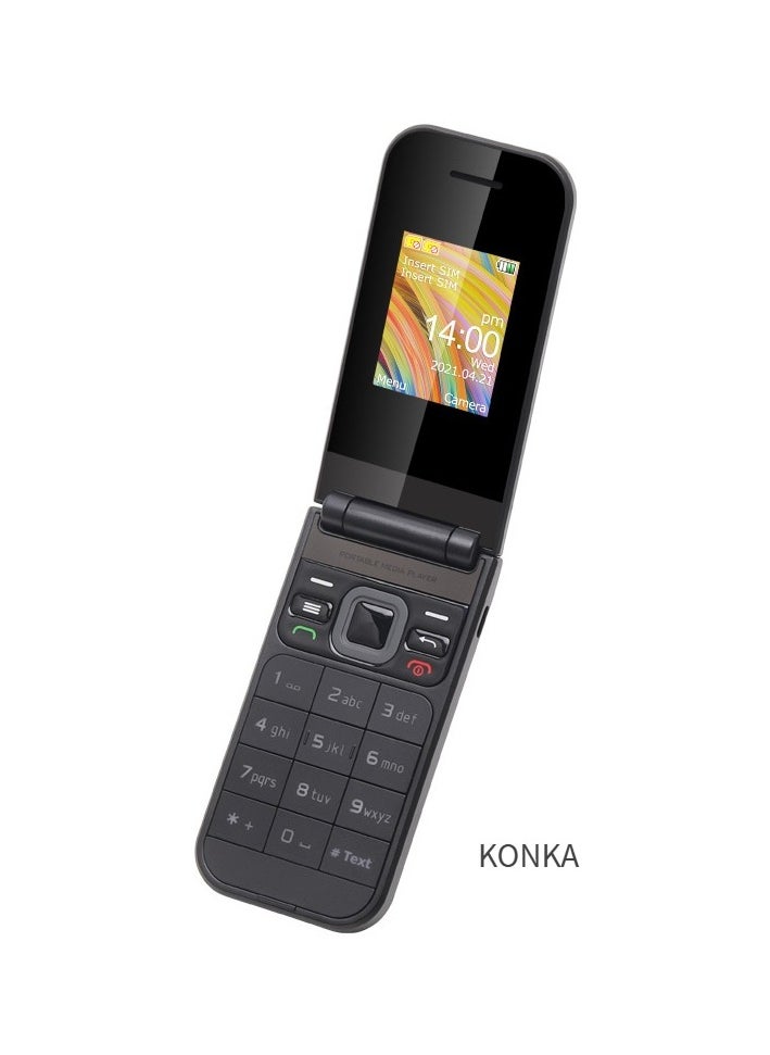 Flip Feature Phone with Physical Keypad