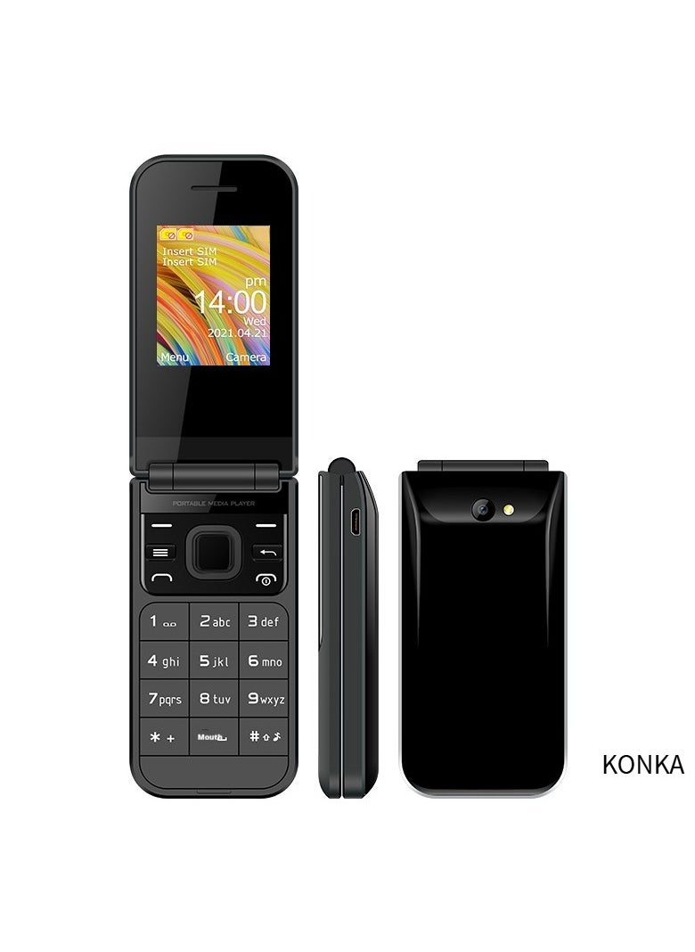 Flip Feature Phone with Physical Keypad