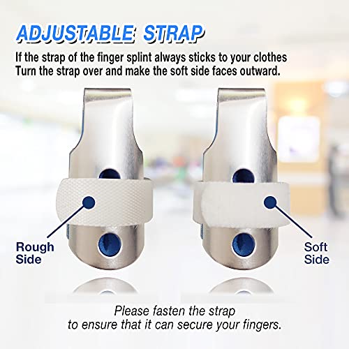 BRMDT Finger Splint Thumb Splint Pinky Finger Splint for Broken/Injured Fingers Stabilization, Adjustable Immobilization for Mallet Fingers/Trigger Fingers Joints, Relieve Pain of Arthritis (3 Size) - Image 5