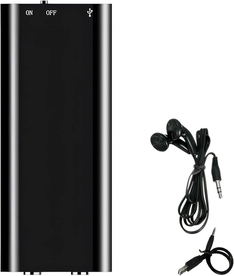 16GB Digital Voice Recorders, Mini Audio Recorders with One-Key Recording, Sound Activated Recorder Device, 192KBPS, Zinc Alloy Shell, Portable Recorder for Meetings and Lectures - Image 1
