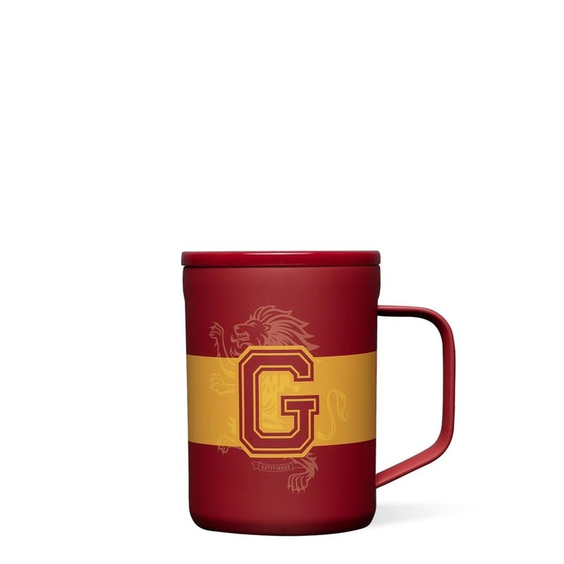 Corkcicle Harry Potter Coffee Mug Stainless Steel Insulated Cup With Lid For Tea Coffee NonSlip Silicone Base Durable Travel Mug Dishwasher Safe BPA Free Easy Grip 16 oz Gryffindor - Image 2