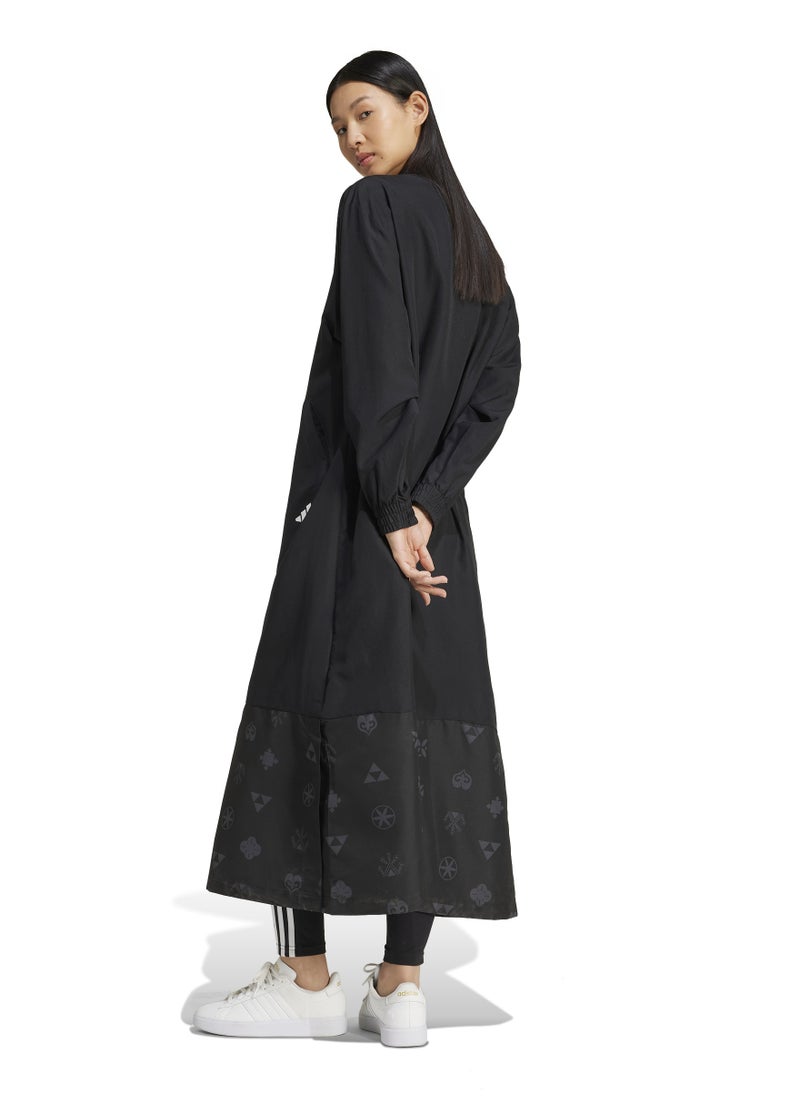 Adidas Bloom Sky Print Woven Extra Long Cover Up  - Image 2