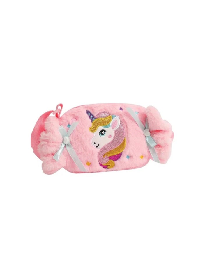 Children's Shoulder Bag - Unicorn Plush 