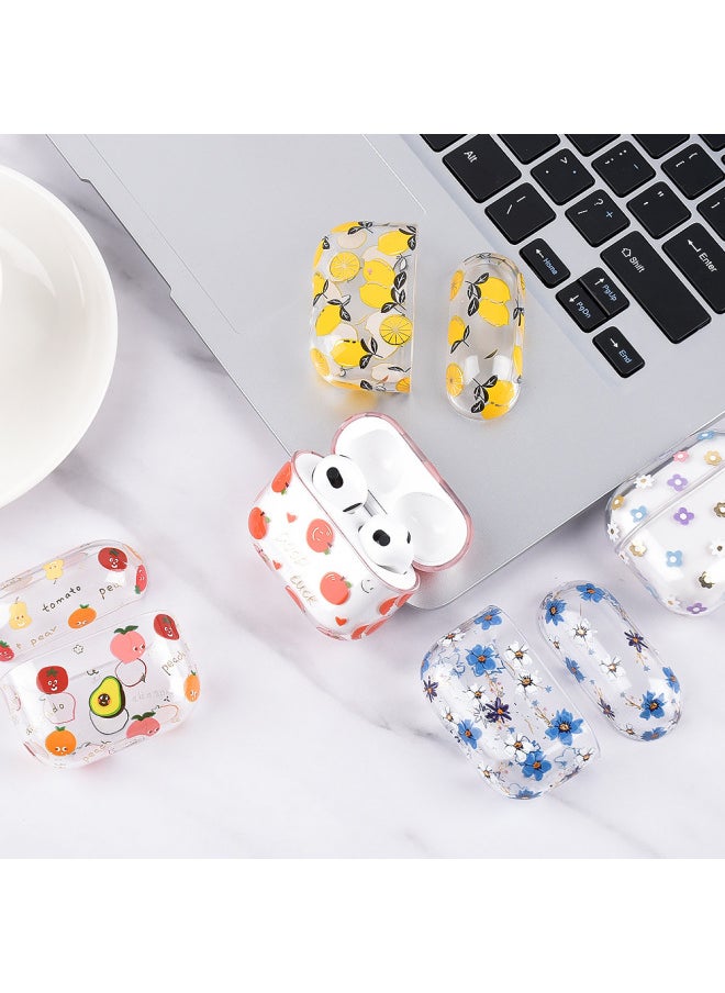 Generic - Fresh Airpods 3 Earphone Case 3 Generation Protective Shell For Water Sticker PC For Apple 3 Generation Earphone Case-Color:F03 【PC Bronzing]-Applicable Model:airpods 1/2 Generation - Image 1