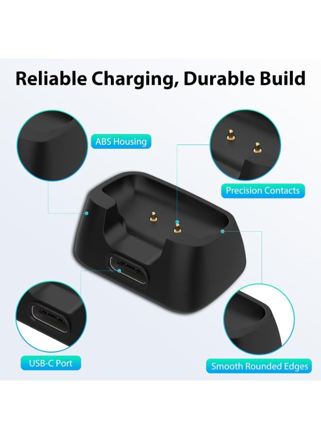 Charger Dock for DJI Mic Mini Microphone Transmitter, Magnetic Docking Station with Type-C Port, Portable Replacement Charger for Microphone, Vlogging Accessory (No Charging Cable) - Image 5