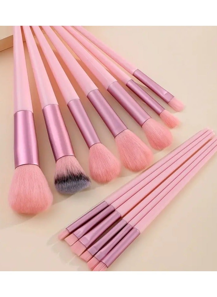 ORiTi 13 Pcs Makeup Brushes Soft Fluffy Prfessional Foundatiion Blush Powder Eyeshadow Kabuki Blending Make Up Brush Beauty Tools -Grey - Image 4