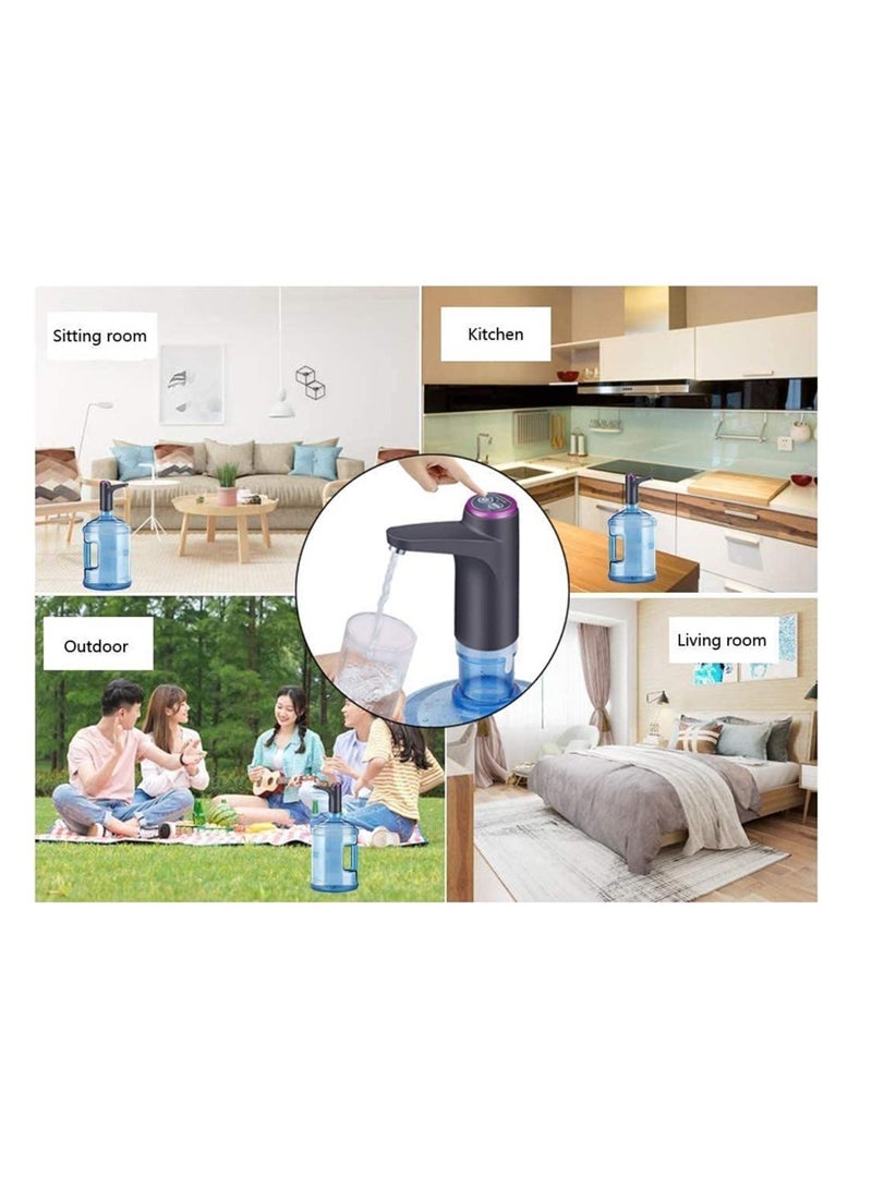 Zikra Water Dispenser 5 Gallon Rechargable Wireless Auto Electric Bottled Drinking Water Pump Dispenser Switch Water Drinking Portable on Pump - Image 2