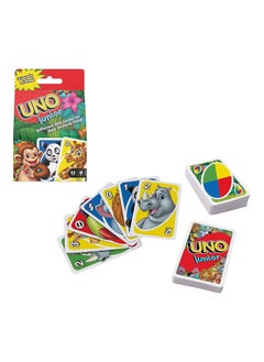 Mattel Games UNO Junior Card Game for Kids 3 Years Old & Up  - Image 1