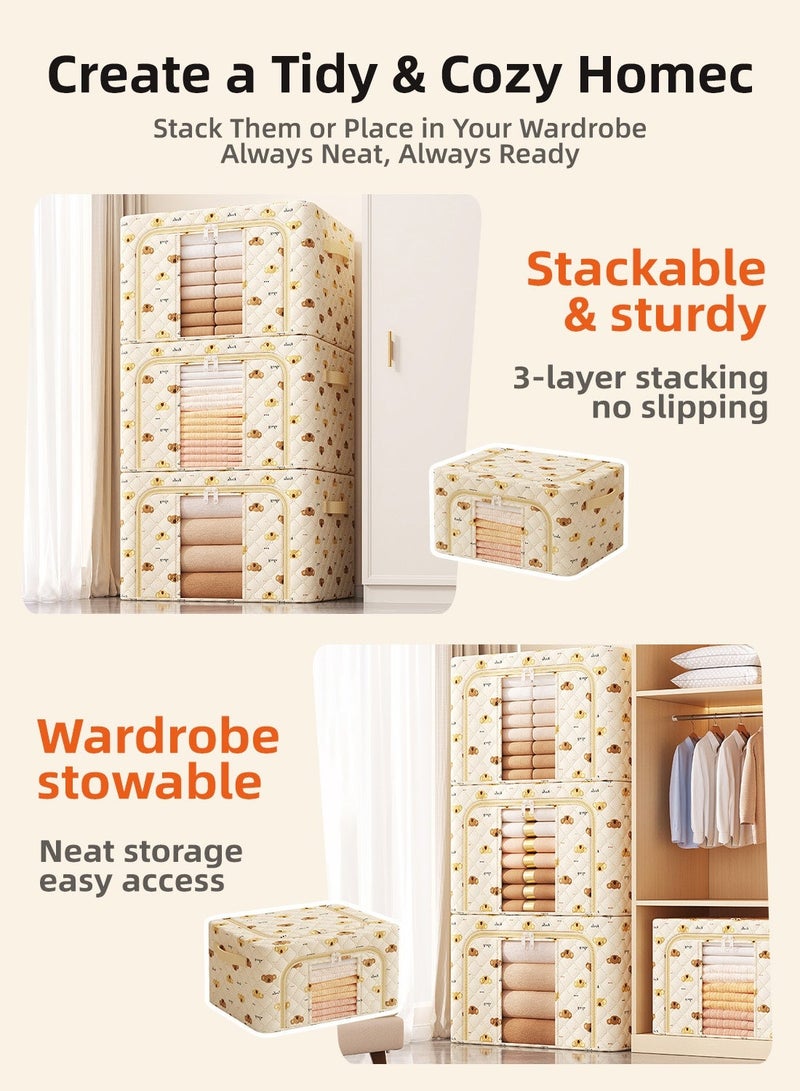 2 قطعة صناديق تخزين متوسطة الحجم للأطفال - Image 2