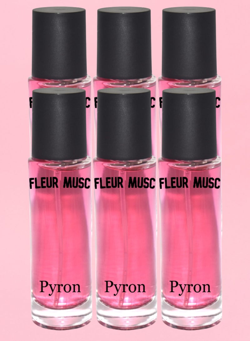 بيرون 6 قطع ماء عطر فلور مسك 30 مل EDP - Image 1