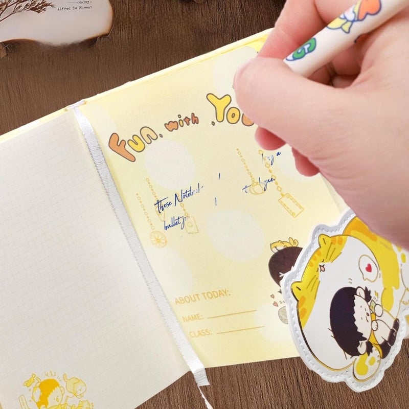 SWOPPERRY Diary for Kids Journal Diary for Girls, Kawaii Diaries, Scrapbooking, Notepad for Students, Cute Stationery Items for Writing & Drawing - Image 3