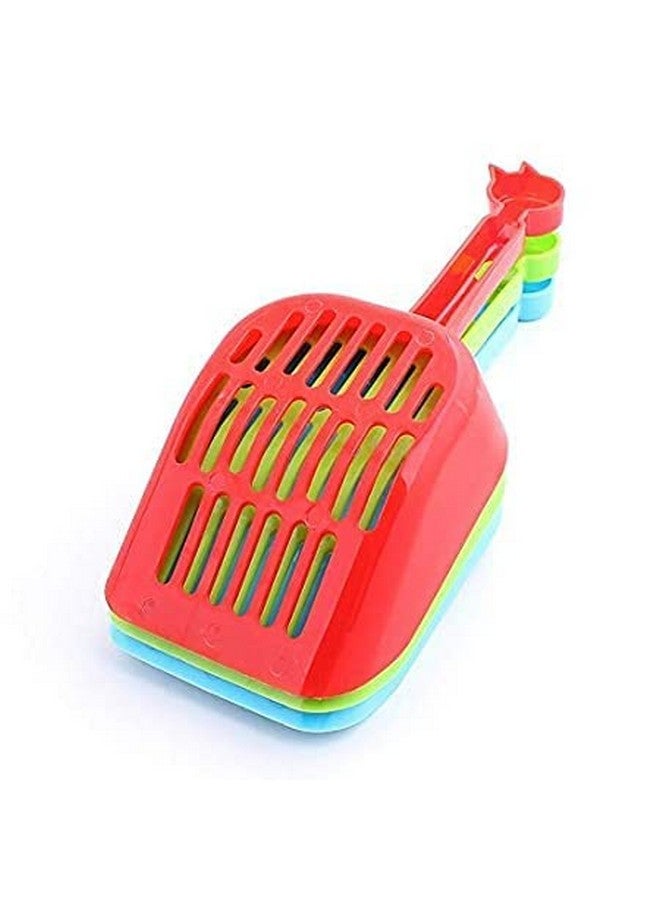 مجرفة قمامة بمقبض طويل وتصميم لطيف للقطط/الكلاب - (لون عشوائي) - Image 4