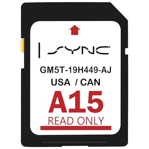 Rakiyada 2025 Latest A15 Navigation SD Card Compatible with Ford/Lincoln, F150 Explorer Fusion Expedition Escape Edge MKC MKZ MKX Sync Navigation Accessories Update USA/Canada Maps, GM5T-19H449-AJ - Image 1