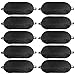 NICEMOVIC 10 Pcs Blindfold Sleep Eye Masks for Party Games Adults Couples Travel Individually Wrapped Eye Covers with Nose Pad and Elastic Strap Sleeping Mask for Kids Men Women Black - Image 1