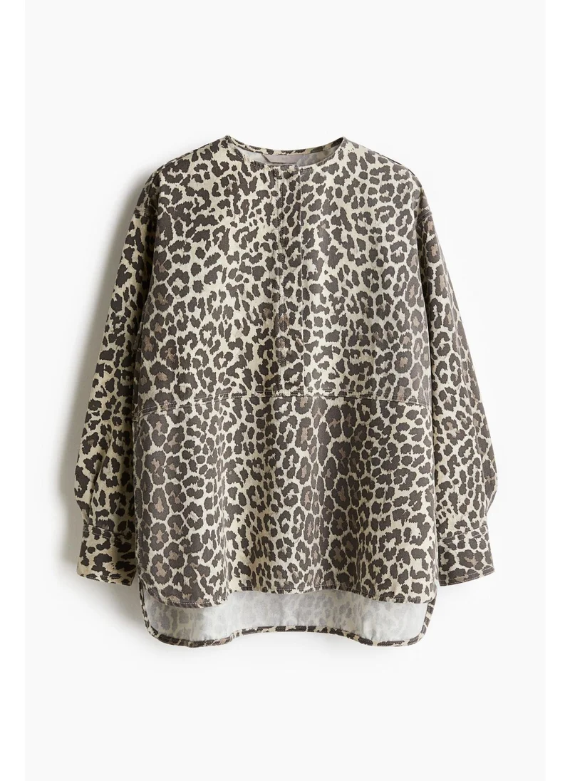 H&M Popover twill blouse