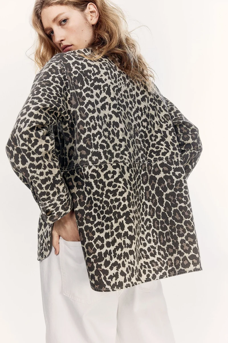 H&M Popover twill blouse