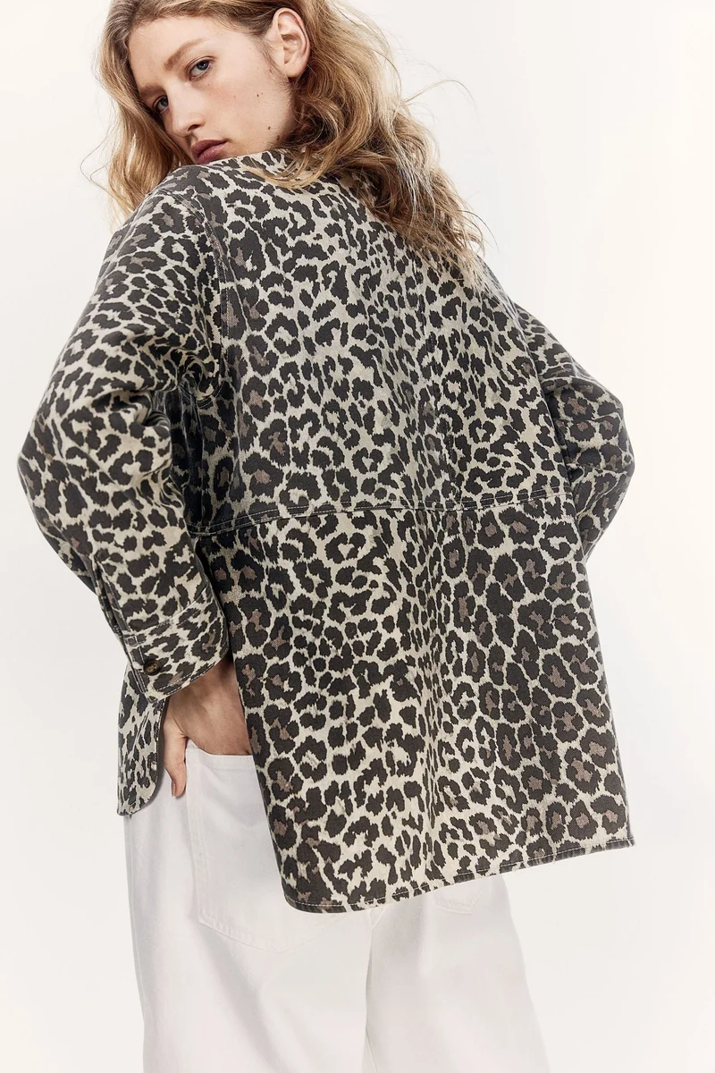 H&M Popover twill blouse