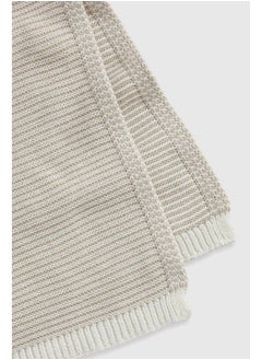 mothercare Cream Hat, Mitts and Shawl Set  - Image 2