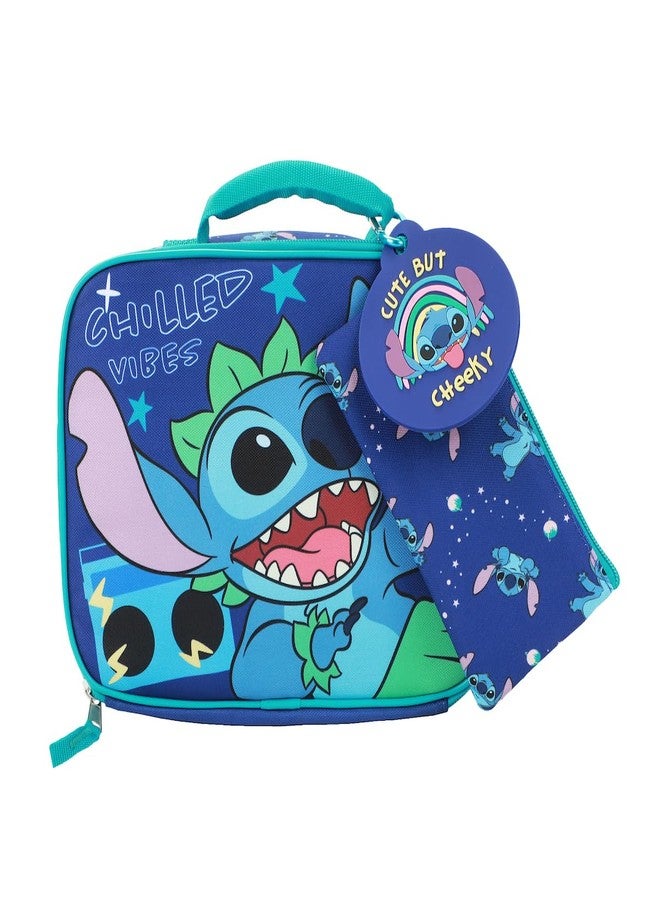 Bioworld Disney Stitch Chilled Vibes 3-PC Youth Lunch Kit - Image 2
