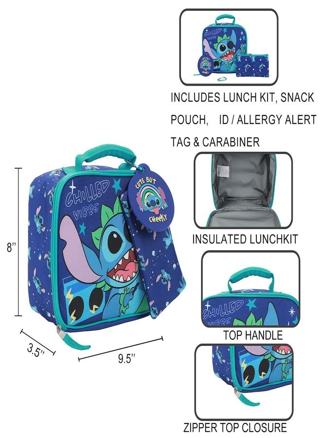 Bioworld Disney Stitch Chilled Vibes 3-PC Youth Lunch Kit - Image 3