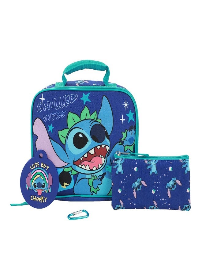 Bioworld Disney Stitch Chilled Vibes 3-PC Youth Lunch Kit - Image 1