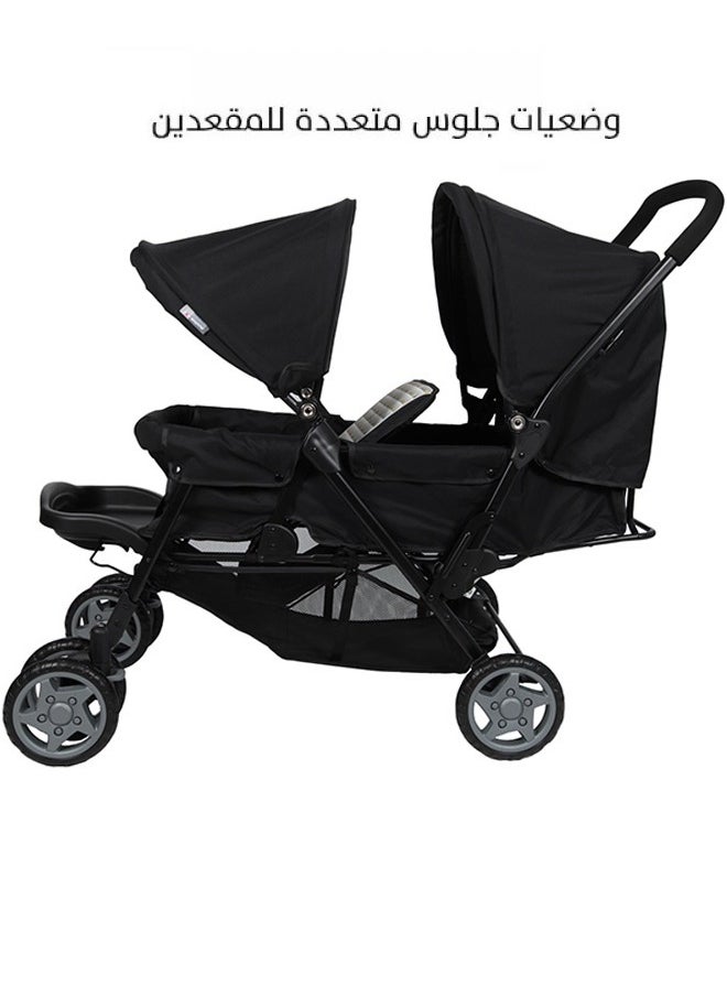Mamalove Mamalove Twin Stroller Adjustable Seat Complete Lay Down for Babies  - Image 3