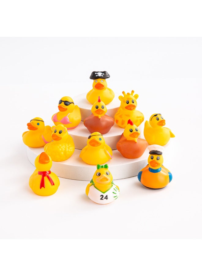 Direct Color Vinyl Playing Duck Color Combination Jeep Little Duck Pinch Called Children Playing Water Toy - Image 2