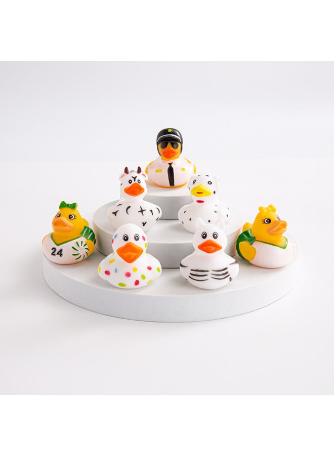 Direct Color Vinyl Playing Duck Color Combination Jeep Little Duck Pinch Called Children Playing Water Toy - Image 4