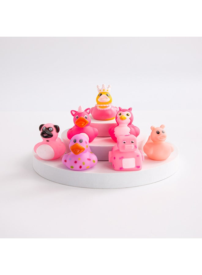 Direct Color Vinyl Playing Duck Color Combination Jeep Little Duck Pinch Called Children Playing Water Toy - Image 3