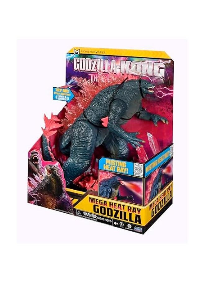 Arabest - Godzilla vs Kong: Giant Deluxe Heat Ray Spraying Breath Godzilla Action Figure from Playmates Toys - Image 1