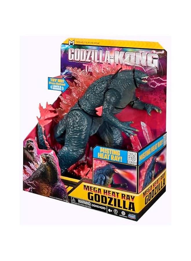 Arabest - Godzilla vs Kong: Giant Deluxe Heat Ray Spraying Breath Godzilla Action Figure from Playmates Toys - Image 1