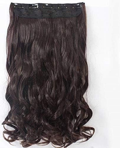 BLISSBORN Silky Soft Curly Hair Extensions And Wigs Women Curly Hair Extension For Women Hair Volume 5 Clips BlackPack of 1 - Image 1
