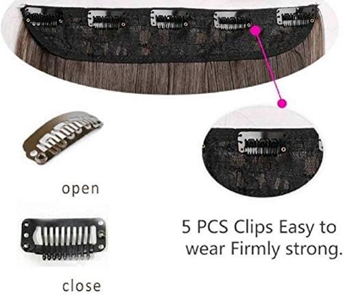BLISSBORN Silky Soft Curly Hair Extensions And Wigs Women Curly Hair Extension For Women Hair Volume 5 Clips BlackPack of 1 - Image 5