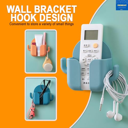 FreshDcart Mobile Holder for Home – Self-Adhesive Phone Charging Holder with Dual Hooks, Ideal for Bathroom, Kitchen, Bedroom, Office – Reusable ABS Build, Pack of 4 (Random Color) - Image 4