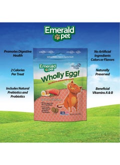 Emerald Pet Wholly Egg Digestive Health Cat Treats - Soft and Moist cat Treats for Healthy Digestion - Natural Prebiotics and Probiotics for cat Digestion - Salmon Treats, 2.5 oz - pzsku/Z2744C5C887EFCACC35E4Z/45/_/1737031484/24de469d-6c08-4bab-8f88-cac71a78ea45