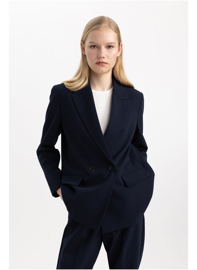 DeFacto Woman Smart Casual Oversize Fit Long Sleeve Blazer  - Image 1