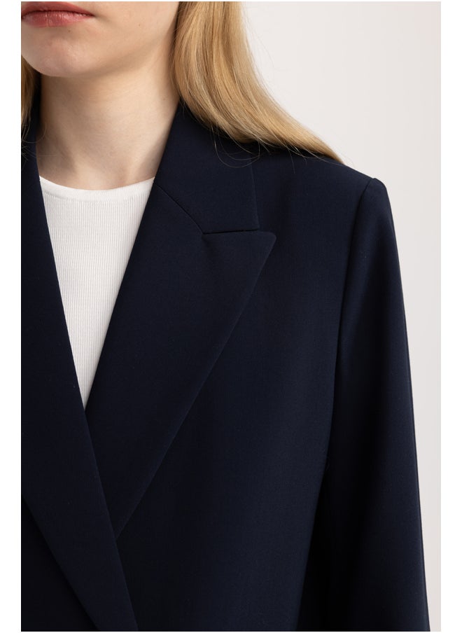 DeFacto Woman Smart Casual Oversize Fit Long Sleeve Blazer  - Image 5
