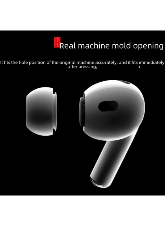 Generic Silicone Ear Caps For AirpodsPro2 Apple 3rd Gen Bluetooth Earphone Plugs Pressure Relief Hole Integrated Molding Earplugs-Specifications:Large L ]  - Image 4