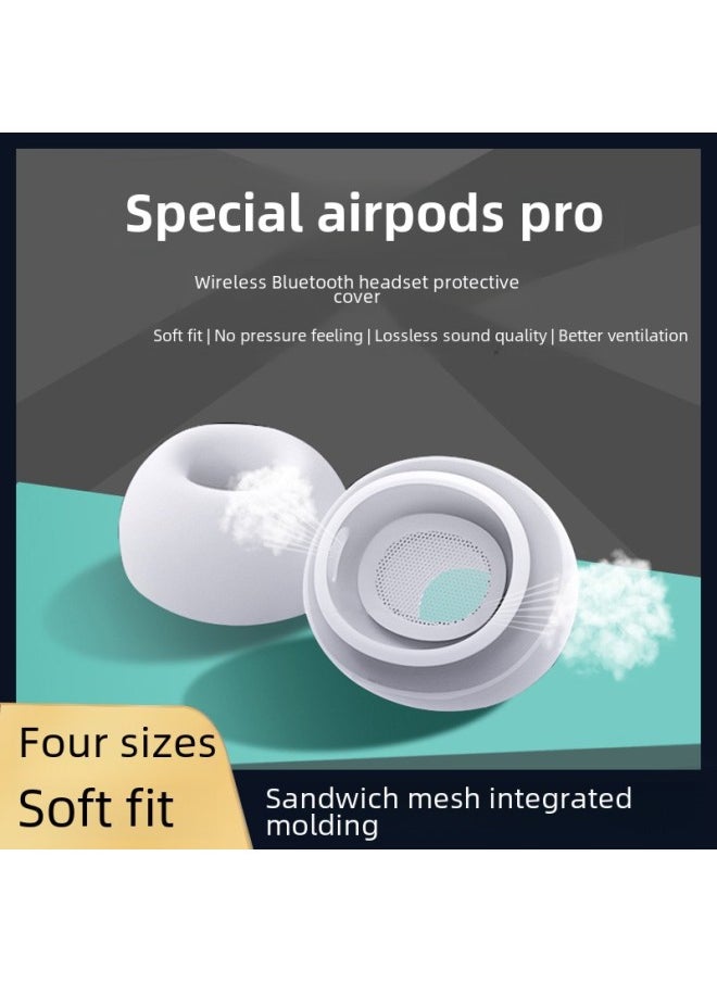 Generic Silicone Ear Caps For AirpodsPro2 Apple 3rd Gen Bluetooth Earphone Plugs Pressure Relief Hole Integrated Molding Earplugs-Specifications:Large L ]  - Image 2