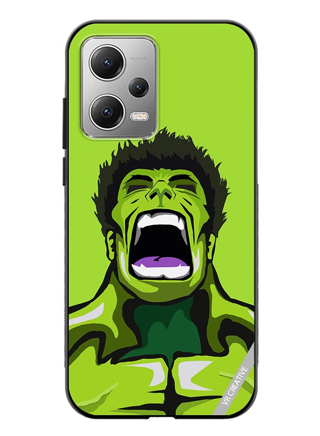 VR CREATIVE Protective Case Cover For Xiaomi Redmi Note 12 Hulk Design Multicolour - Image 1