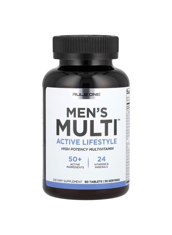 Rule 1 Proteins Rule One Proteins, Men's Multi, Active Lifestyle, 90 Tablets - Image 1