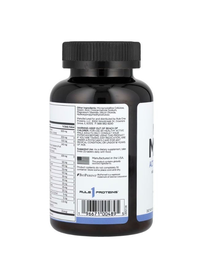 Rule 1 Proteins Rule One Proteins, Men's Multi, Active Lifestyle, 90 Tablets - Image 4