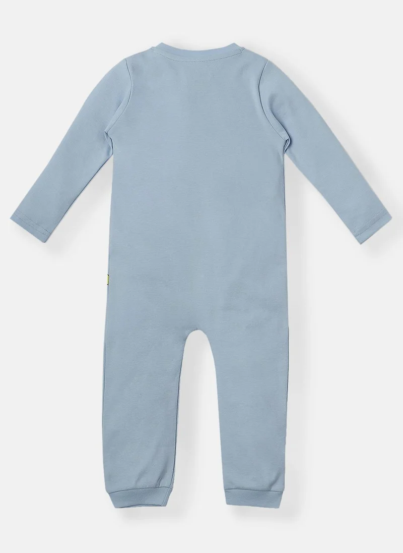 نوتيناتي Nautinati Infants Dinosaur Print 100% Cotton Pack of 2 Sleepsuit