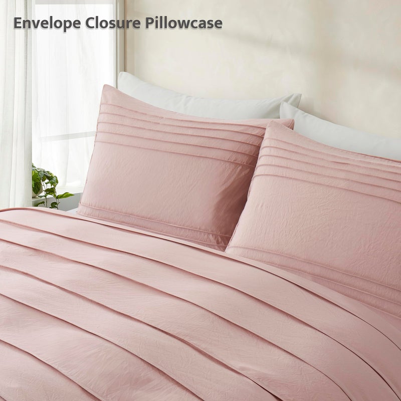 Oli Anderson Misty Rose Davet Cover Size - Cover Cover Cover 3pcs 3pcs freed freed fed leguder with zipper inlow (Misty Rose 104 "x90") - Image 5