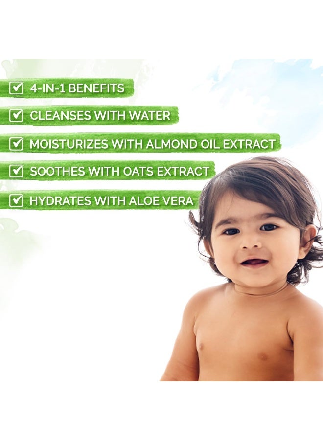 Mamaearth Baby 99% Pure Water Gentle Towel Wipes-72pcs|Made Safe Approved|4-In-1 Benefits-Cleanses,Moisturizes, Soothes & Hydrates Skin|Extra Thick|Extra Soft|Fragrance-Free|Parabens-Free|Alcohol-Free - Image 2