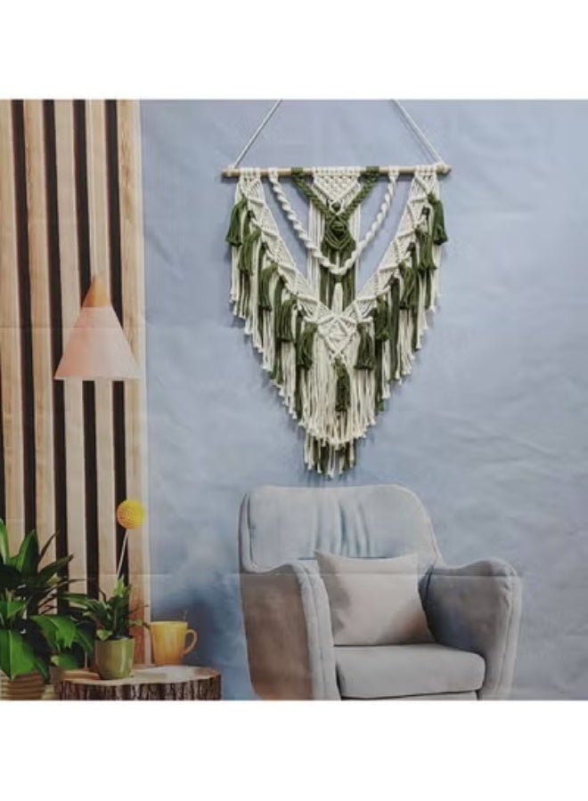 Beauenty 55*75cm Hot Macrame Wall Hanging Tapestry Wall Decor Boho Chic Bohemian Woven Home Decoration College Dorm Tapesty - Image 2