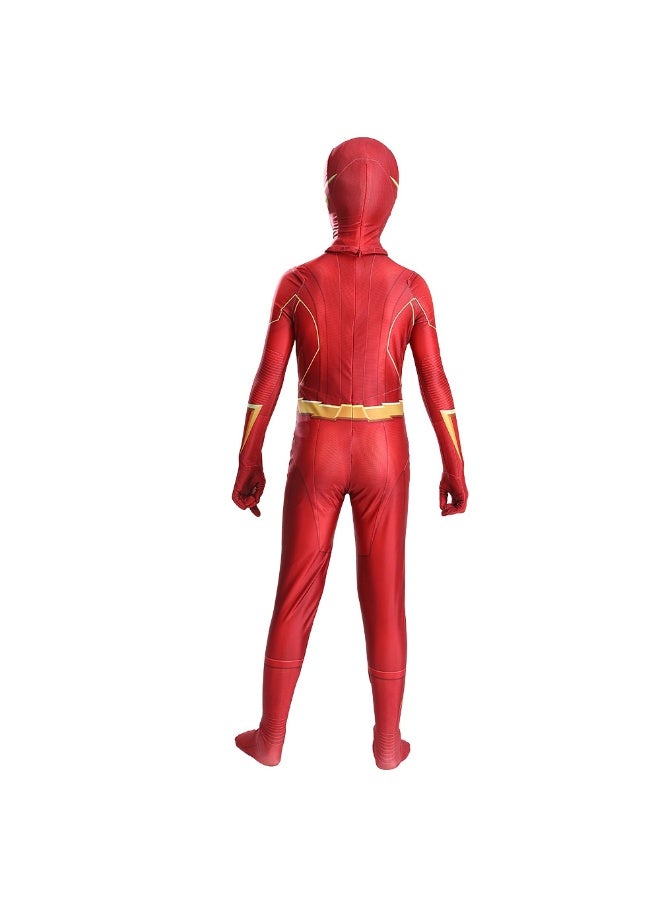 DC Flash Children's Cosplay One-Piece Costume - Image 3